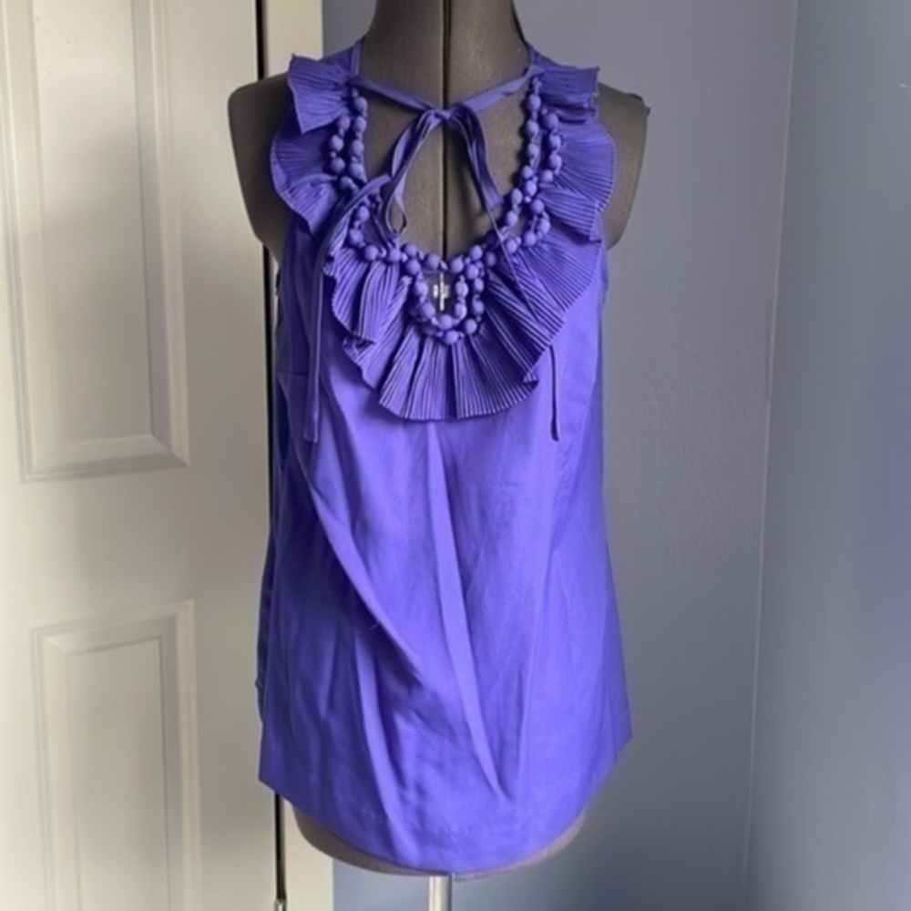 NWT ECI top Royal blue gorgeous top